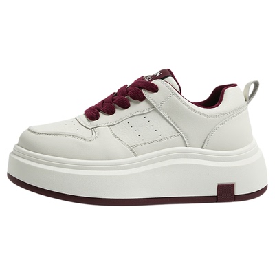 环球官方旗舰店安可拉红小白鞋女