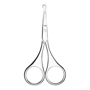 德国不锈钢剪刀圆头修鼻毛男用安全剃鼻毛修剪器女士修眉毛小剪刀