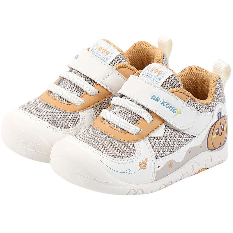 Dr.Kong江博士童鞋2025秋季新款男女宝宝包头可爱婴儿软底步前鞋