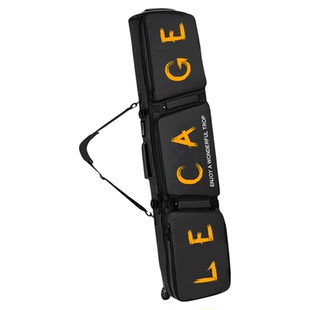 乐凯奇单板滑雪包大容量带轮防水干湿分离男女单板通用款滑雪背包