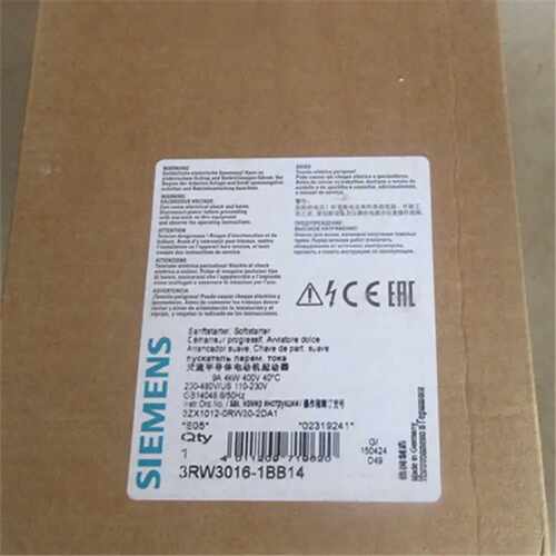 议价3RW3016-1BB14 西门子3RW30软启动器 9A 4kW 3RW3O16-1BB14 3