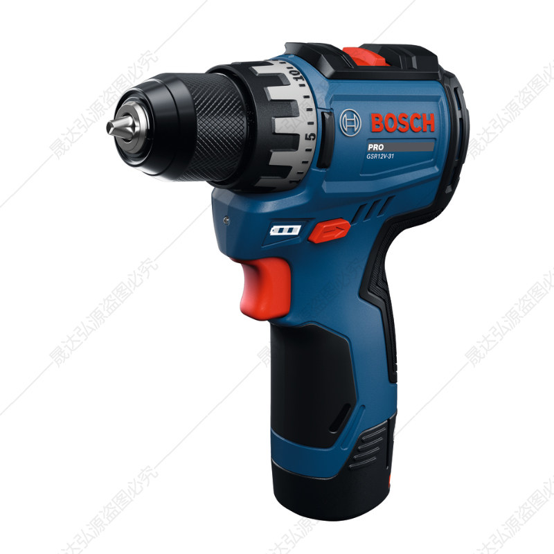 博世无刷锂电钻GSR12V-31充电手枪钻多功能手电钻家用电动螺丝刀