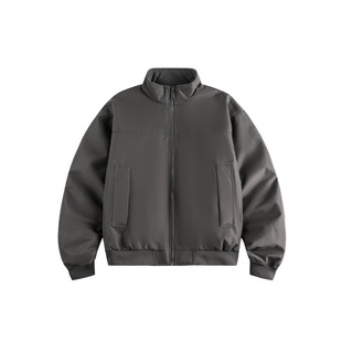 阿叔潮牌美式硬汉风立领短板羽绒服男款冬季保暖百搭宽松情侣外套