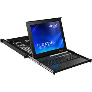 迈拓维矩 MT-1708UL KVM切换器8口16口切换器KVM机架式显示器KVM 17寸LCD一体 折叠组合机架式19寸
