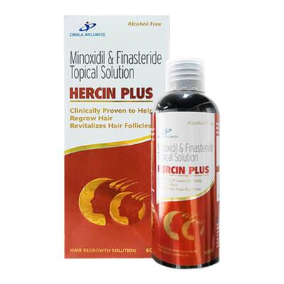 印度Hair 4U米诺地尔生发液60ml非那雄胺防脱发生长头发掉发密发