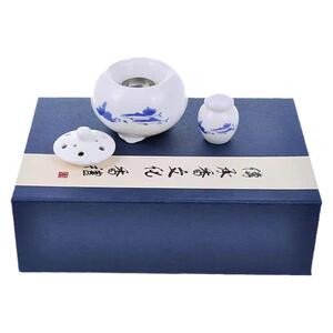 陶瓷天然印度盘香炉复古风茶具