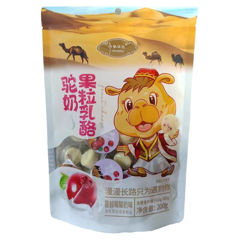 小妞比比驼奶牦牛果粒乳酪酸奶酪