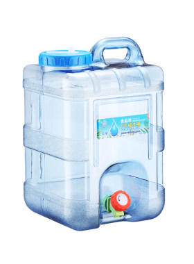 方型带龙头车载塑料容器茶道水桶