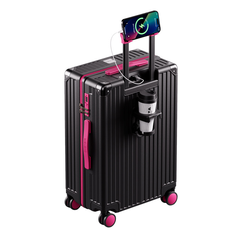 纯奢行李箱新款密码登机多功能拉杆箱