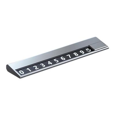 临时停车号码牌挪车电话牌