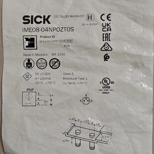 IME08-04NPOZT0S 西克接近开关 工业传感器