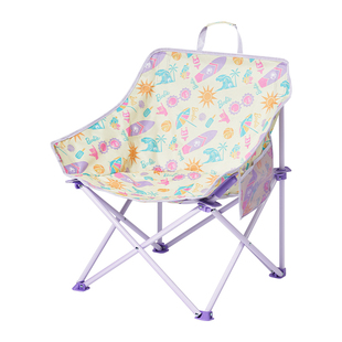 原始人芭比露营椅子月亮椅户外折叠椅桌椅沙滩椅便携躺椅野餐钓鱼