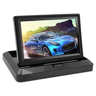 汽车折叠伸缩屏高清小车专用倒车影像货车显示器车载迷你小电视机