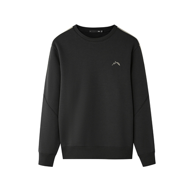 海澜之家圆领弹力保暖卫衣长袖男