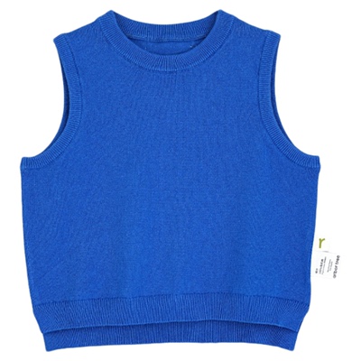 敦煌有机棉宝宝春秋针织背心