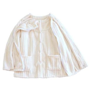 护理服PICC置管石膏骨折穿的衣服瘫痪专用病号服老人加厚保暖睡衣