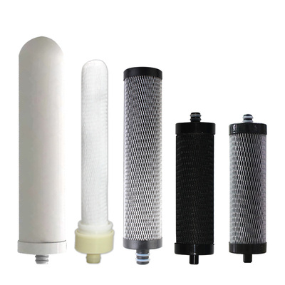 意开史蒂夫净水器通用滤芯快插陶瓷芯活性炭除氯阻垢台式插口滤芯