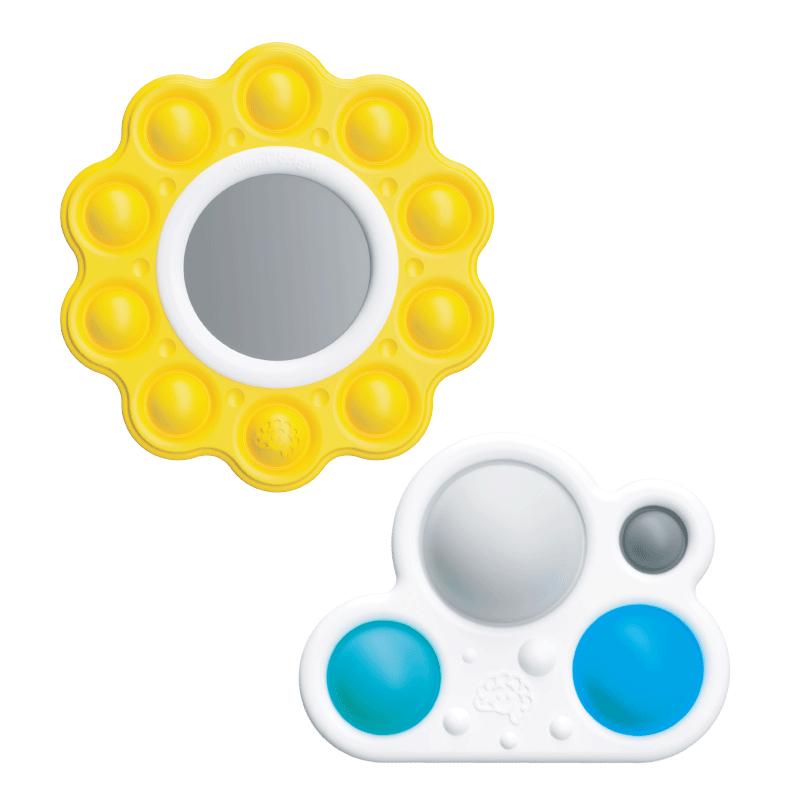 智库泡泡乐婴幼儿彩虹按按乐按压板0-1岁感统Fatbrain解压玩具