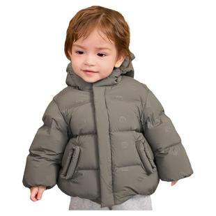 巴拉巴拉婴儿羽绒服女童上衣短款加厚宝宝外套儿童冬装新款童装小