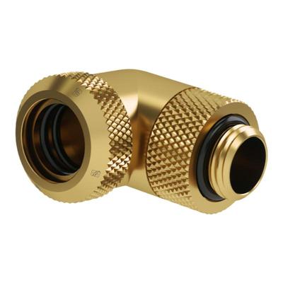 90度旋转硬管手拧转接座双头快拧