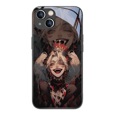 创意小众小丑女玻璃全包防摔