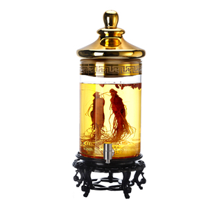 泡酒玻璃瓶 30斤50斤100斤专用酒坛子酒罐酒缸高档人参泡酒带龙头