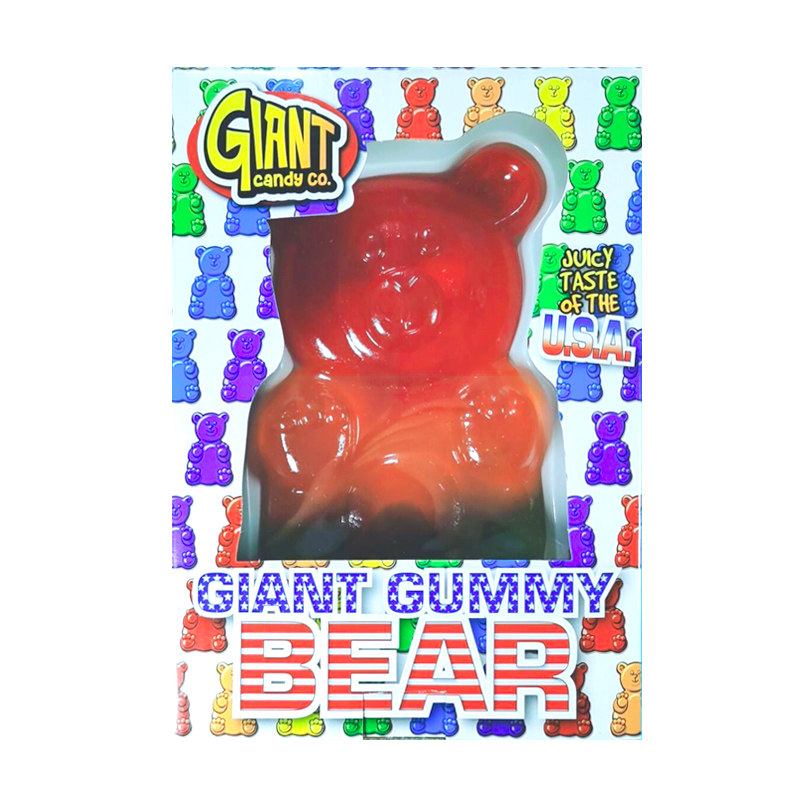 儿童大号零食橡皮糖超大小熊巨型软糖独角兽大白兔零食儿童礼物