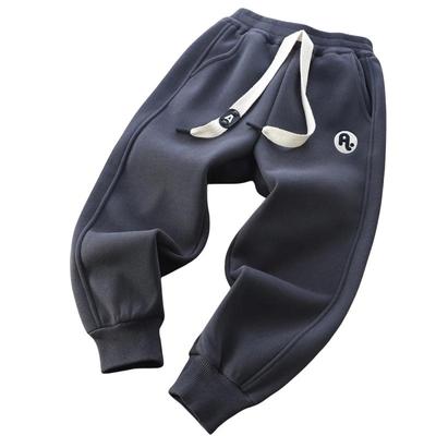 男童加绒长裤纯棉运动休闲宽松