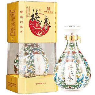 【官方正品】梅兰春48度鉴赏级Ⅲ白酒500ml礼盒装芝麻香纯粮食酒