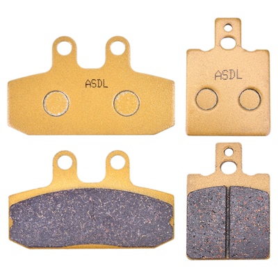 适用于本田CRM125 NSR125越野摩托车陶瓷前后轮刹车片碟刹皮配件