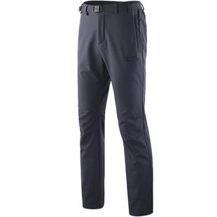 埃尔蒙特加绒软壳裤男款秋冬户外防寒徒步裤女冬季加厚抓绒冲锋裤