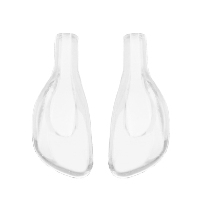 半月形插入透明超软硅胶鼻托防滑