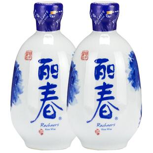 丽春黄酒官方旗舰店塔牌八年牡丹丽春375ml*2瓶冬酿糯米花雕绍兴