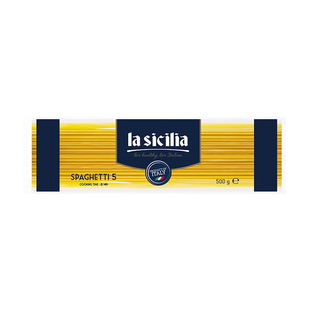 辣西西里意大利面直条5# lasicilia速食通心粉意粉500g意面套餐