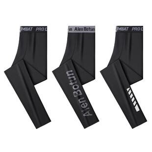 高弹训练裤女瑜伽运动打底裤速干紧身鲨鱼裤外穿健身跑步田径体育