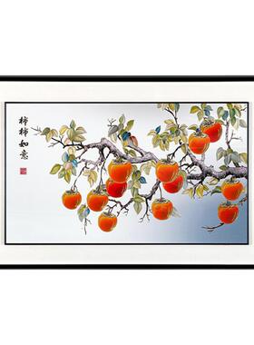 君自在餐厅新中式手工雕刻装饰画