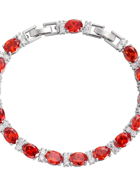 GRG小众红钻网球链手链