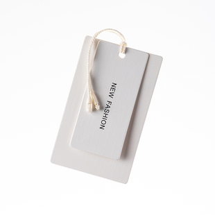 衣服吊牌定制标签男女装挂牌订做LOGO高档加厚吊卡制作领标定做