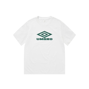 umbro茵宝运动短袖T恤26夏新品男女同款经典logo圆领百搭凉感上衣