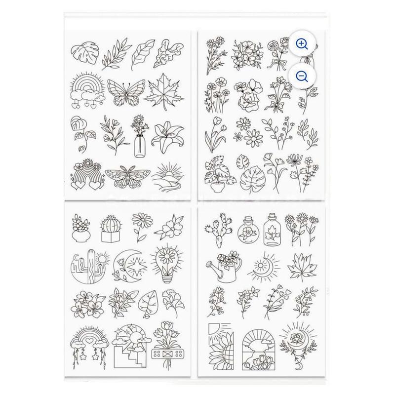 A4水溶刺绣自粘无纺布转印纸
