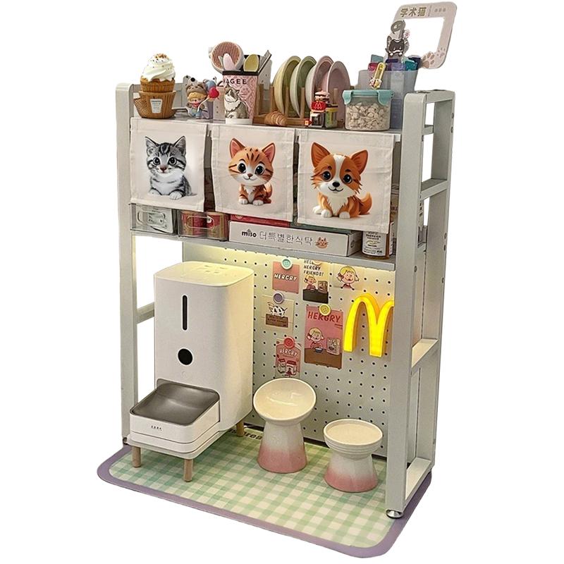 【加粗40MM管】桌面置物架洞洞板