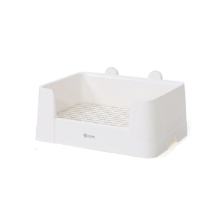 达洋新款兔子厕所大号分体式防溢防掀翻荷兰猪龙猫屎盆尿盆便盆