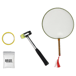 植物敲拓染拓印扎染diy材料包团扇明矾固色剂布料帆布包方巾树叶