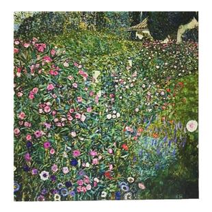 NONE ART意大利花园克里姆特轻奢油画装饰画客厅卧室墙电表箱挂画