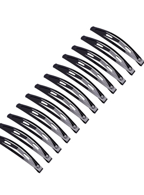 黑色简约碎发发夹刘海后脑勺发卡