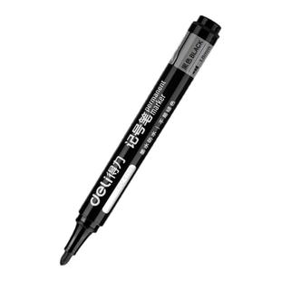 得力记号笔大头笔粗头工地丙烯马克笔勾线笔速干快递水笔油性防水