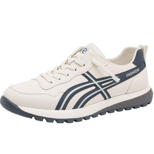 日泰男鞋夏季男士潮流休闲运动鞋软底舒适复古板鞋厚底百搭小白鞋