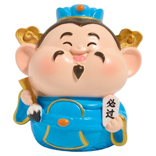 「逢考必过」正版财神爷小神仙摆件桌面装饰办公工位解压情绪稳定