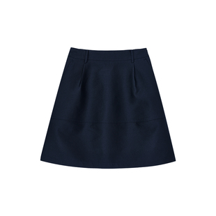 佧茜文优雅花苞半身裙2026春季新款少女风立体裁剪拼接显瘦短裙