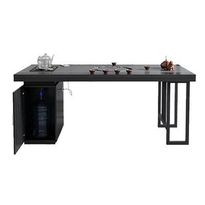 新中式黑色阳台小茶桌家用泡茶桌